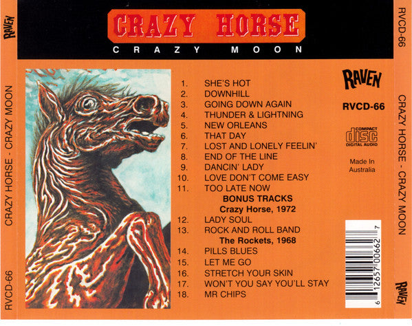 Crazy Horse : Crazy Moon (CD, Album, RE)