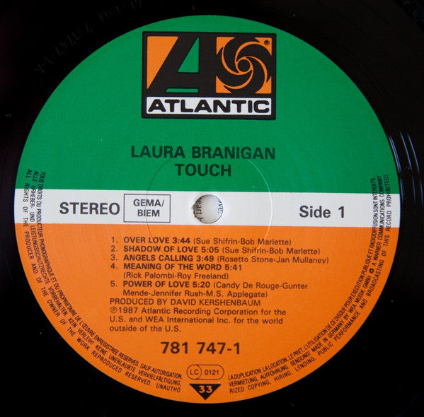 Laura Branigan : Touch (LP, Album)