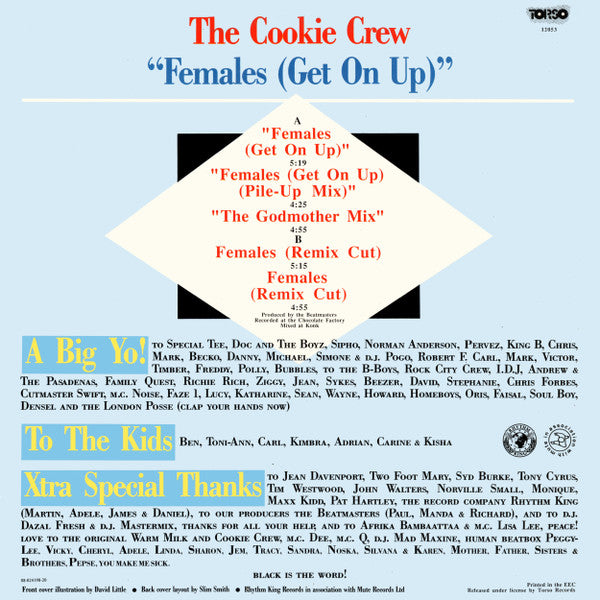The Cookie Crew : Females (Get On Up) (12")