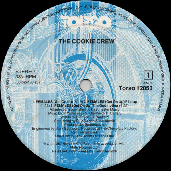 The Cookie Crew : Females (Get On Up) (12")
