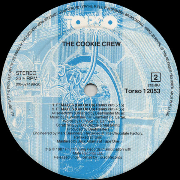 The Cookie Crew : Females (Get On Up) (12")
