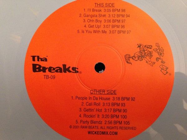 Raw Beats : Tha' Breaks #09 (LP, Lig)