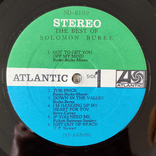 Solomon Burke : The Best Of Solomon Burke (LP, Comp, RP)