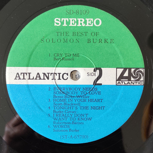 Solomon Burke : The Best Of Solomon Burke (LP, Comp, RP)