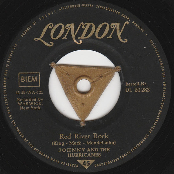 Johnny And The Hurricanes : Red River Rock / Buckeye (7", Single, Mono)