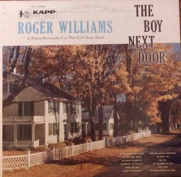 Roger Williams (2) : The Boy Next Door (LP, Album, Mono)