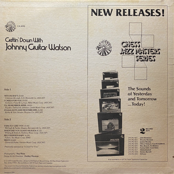 Johnny Guitar Watson : Gettin' Down With (LP, Album, RE, Kee)