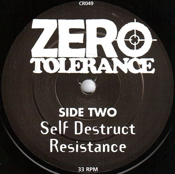 Zero Tolerance (8) : Drugs Runner (7", EP)