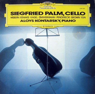 Siegfried Palm, Aloys Kontarsky - Anton Webern ∙ Iannis Xenakis ∙ Mauricio Kagel ∙ Bernd Alois Zimmermann ∙ Krzysztof Penderecki ∙ Earle Brown ∙ Isang Yun : Musik Für Violoncello (Und Klavier) (LP)