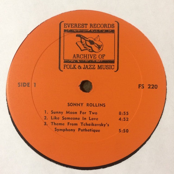 Sonny Rollins : Sonny Rollins (LP, Album)