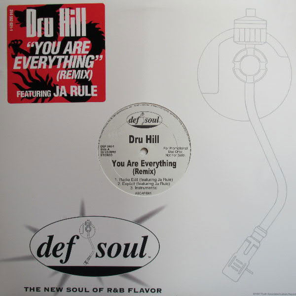 Dru Hill : You Are Everything (Remix) (12", Promo)