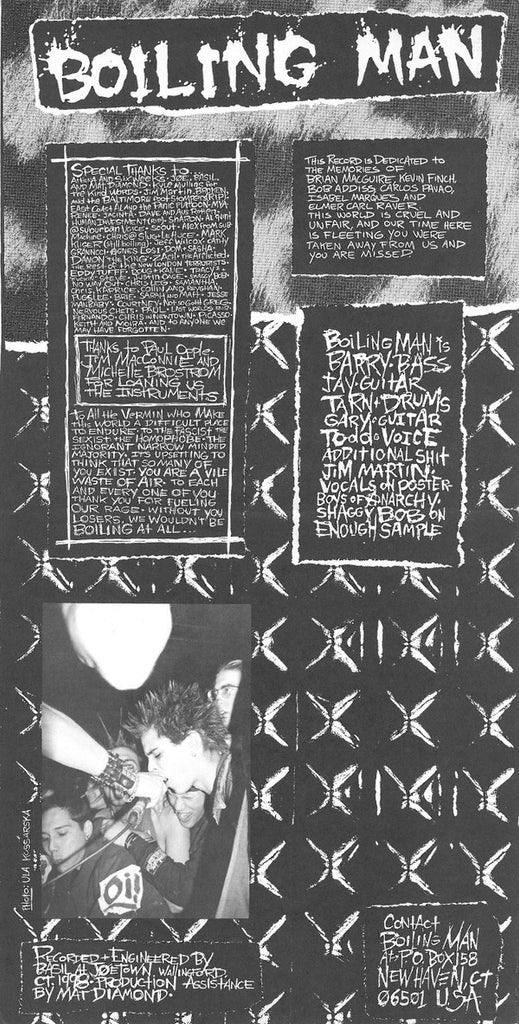 Boiling Man : Roadkill Museum (7", EP)