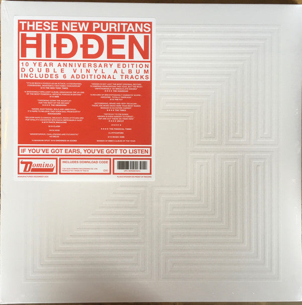 These New Puritans : Hidden [MMXX] (2xLP, Album, RE, 10t)