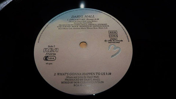 Daryl Hall : I Wasn't Born Yesterday (12", Maxi)