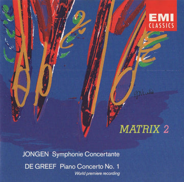 Joseph Jongen, Arthur De Greef : Jongen: Symphonie Concertante; De Greef: Piano Concerto No. 1 (CD, Comp)