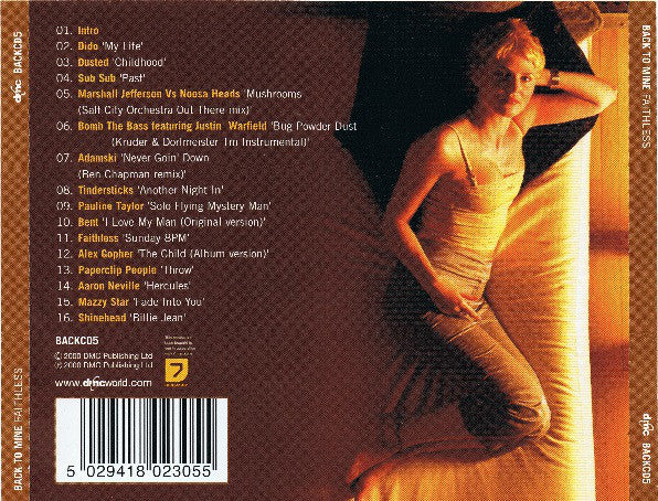 Faithless : Back To Mine (CD, Mixed)