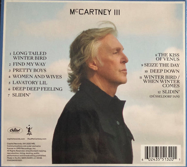 Paul McCartney : McCartney III (CD, Album, Dlx, Blu)
