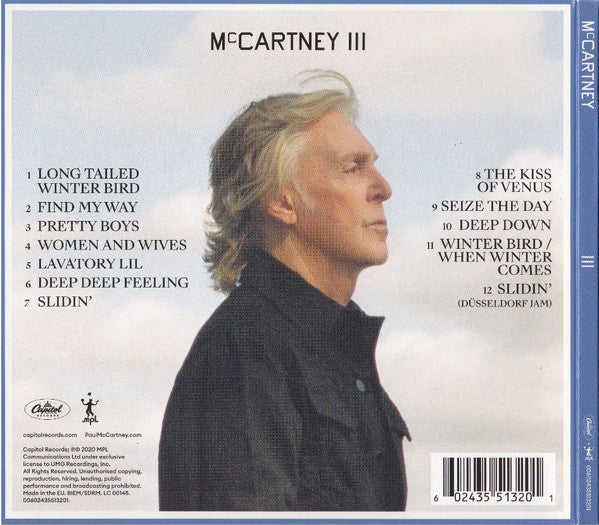 Paul McCartney : McCartney III (CD, Album, Dlx, Blu)