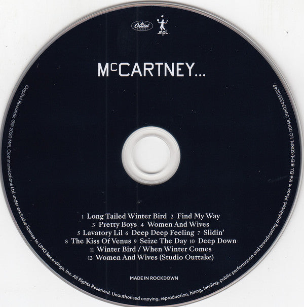 Paul McCartney : McCartney III (CD, Album, Dlx, Yel)