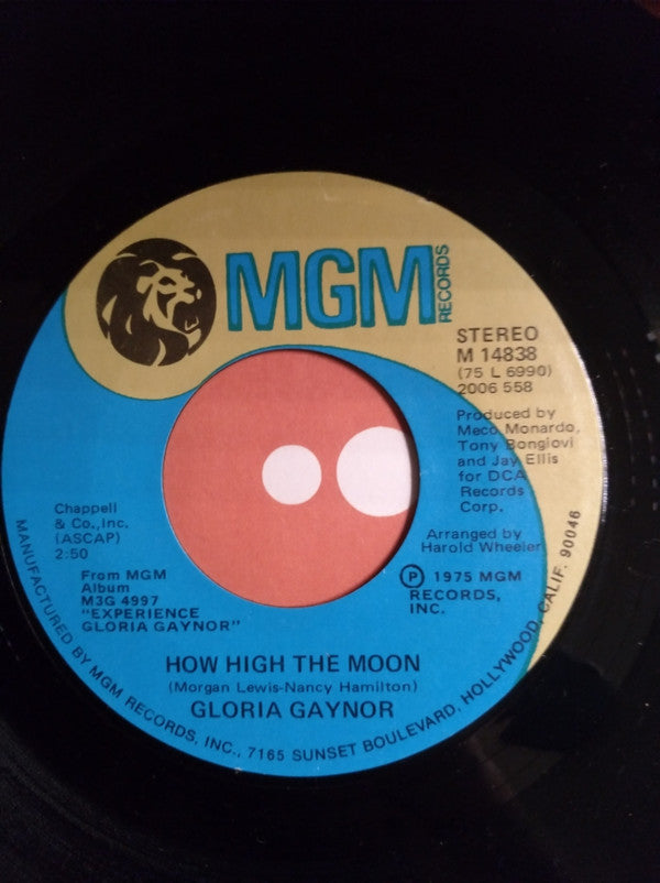 Gloria Gaynor : How High The Moon (7", Single)