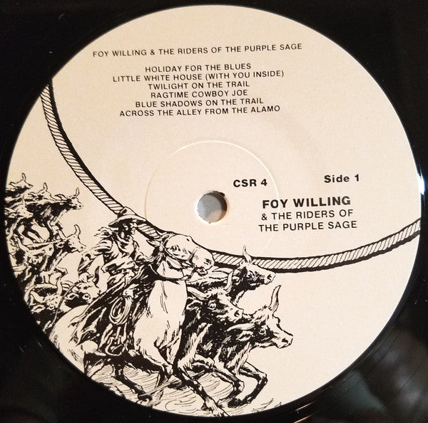 Foy Willing & The Riders Of The Purple Sage : Foy Willing & The Riders Of The Purple Sage (LP)