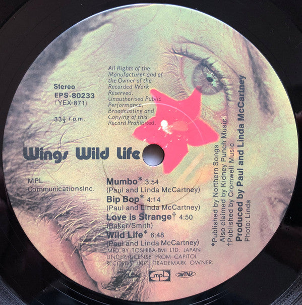 Wings (2) = ウイングス* : Wild Life = ワイルド・ライフ (LP, Album, RE)