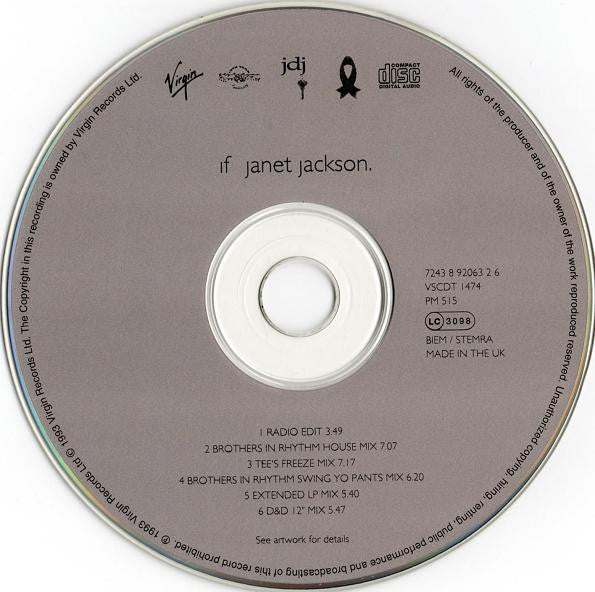Janet Jackson : If (CD, Single)