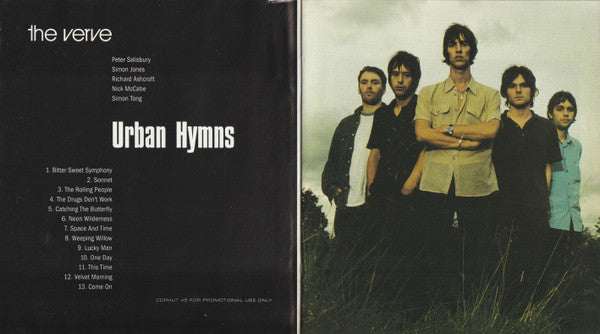 The Verve : Urban Hymns (CD, Album, Promo, Boo)