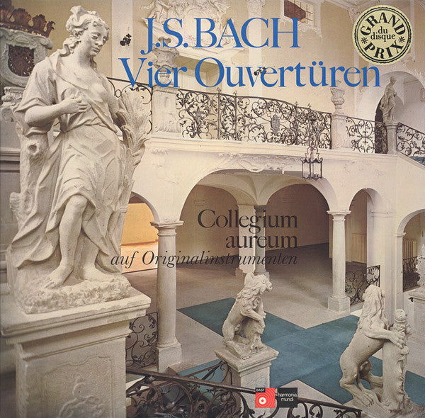 Johann Sebastian Bach, Collegium aureum : Vier Ouvertüren (2xLP, Album, RE)