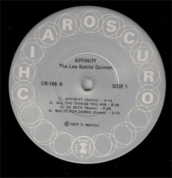 Lee Konitz Quintet : Affinity (LP, Album)