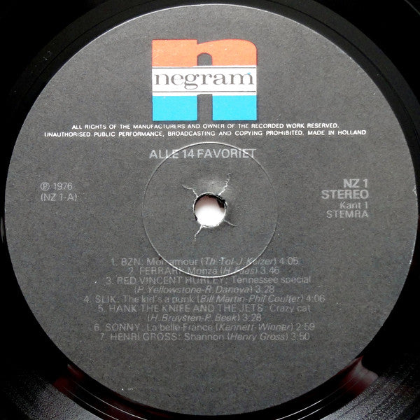 Various : Alle 14 Favoriet (LP, Comp)