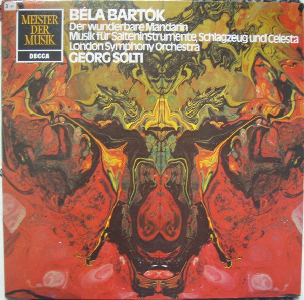 Béla Bartók, London Symphony Orchestra, Georg Solti : Der Wunderbare Mandarin / Musik Für Saiteninstrumente, Schlagzeug Und Celesta (LP, RE)