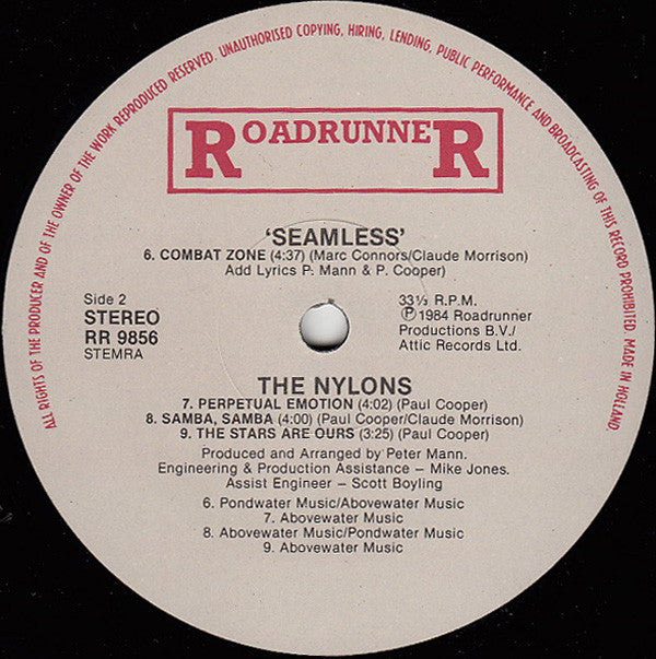 The Nylons : Seamless (LP, Album)