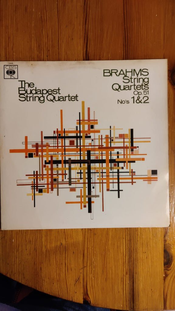 Johannes Brahms, Budapest String Quartet : String Quartets Op. 51 No's 1&2 (LP)