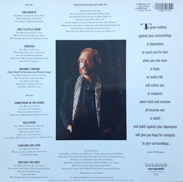 Dave Mason : Two Hearts (LP, Album)