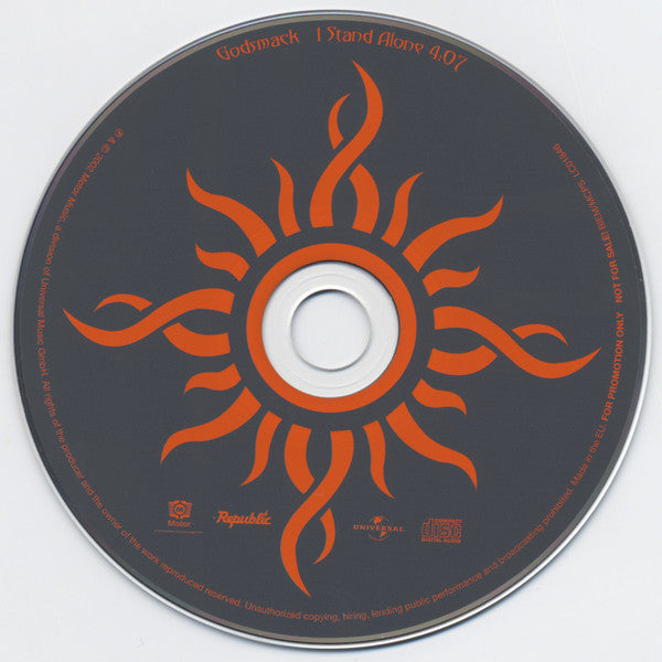 Godsmack : I Stand Alone (CD, Single, Promo, Car)
