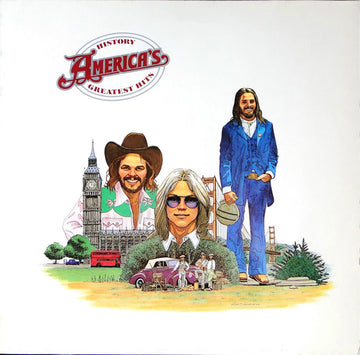 America (2) : History - America's Greatest Hits (LP, Comp, RE)