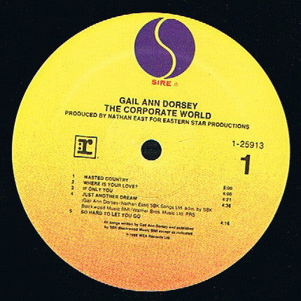 Gail Ann Dorsey : The Corporate World (LP, Album)