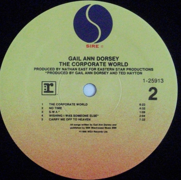 Gail Ann Dorsey : The Corporate World (LP, Album)