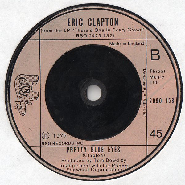 Eric Clapton : Swing Low Sweet Chariot (7", Single)