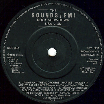 Various : The Sounds / EMI Rock Showdown USA v UK (7")