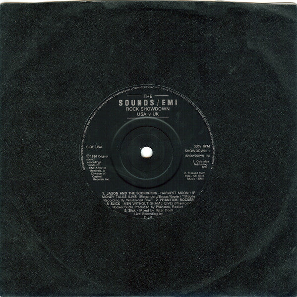 Various : The Sounds / EMI Rock Showdown USA v UK (7")