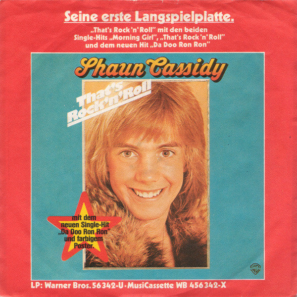 Shaun Cassidy : Da Doo Ron Ron (7")