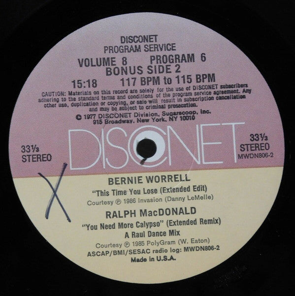 Various : Volume 8 Program 6 (2x12")