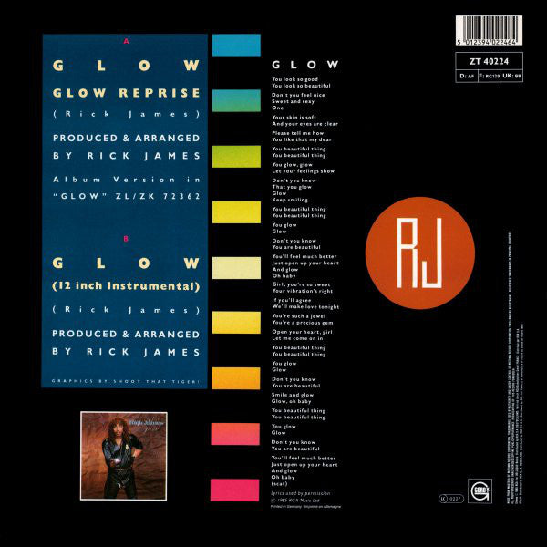 Rick James : Glow (12")
