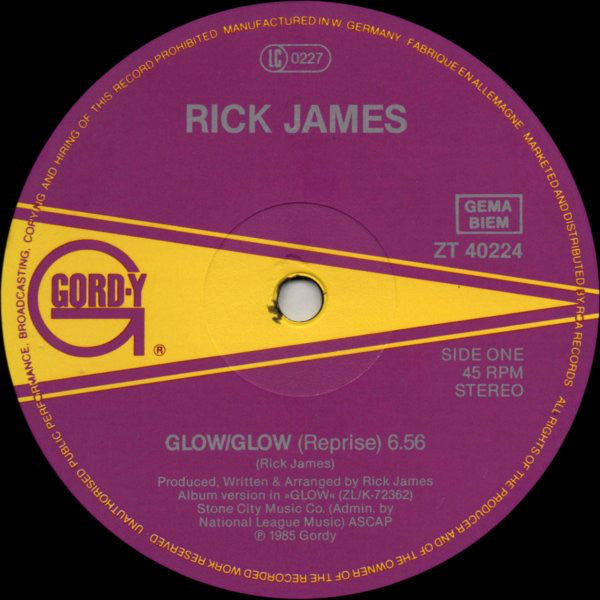 Rick James : Glow (12")