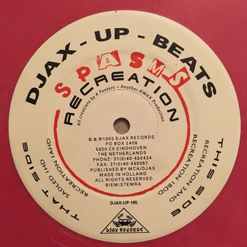 Spasms : Recreation (12", Red)