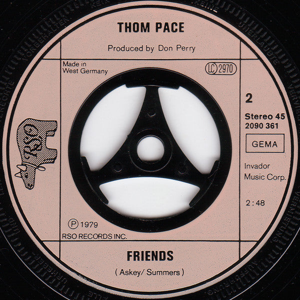 Thom Pace : Maybe (7", Single)