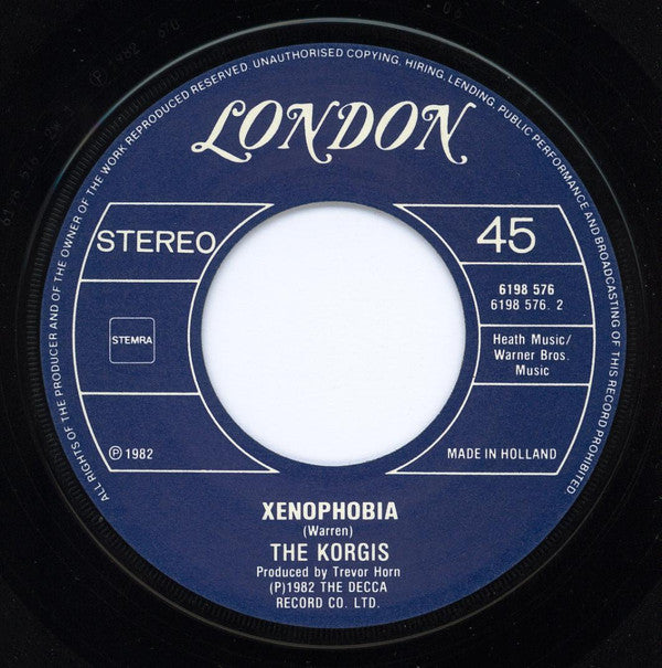The Korgis : Don't Look Back (7", Single)