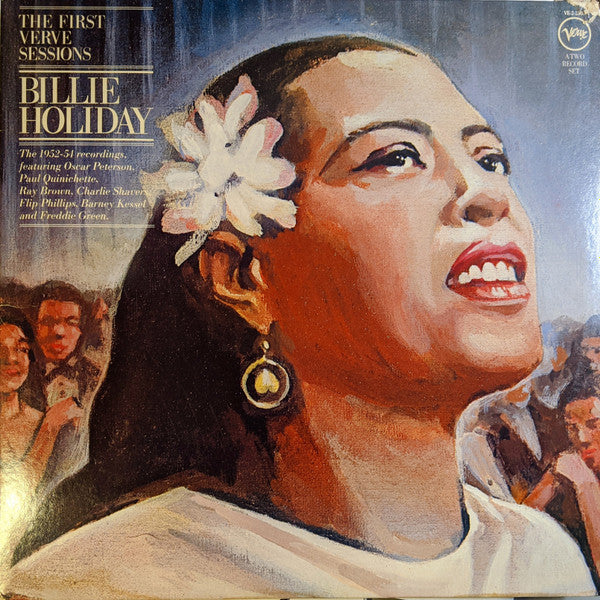 Billie Holiday : The First Verve Sessions (2xLP, Comp, Ter)